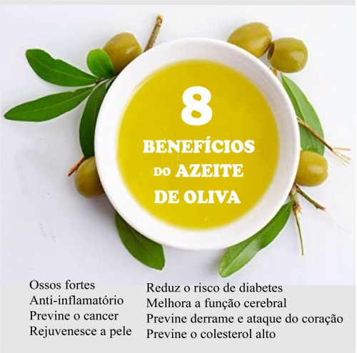 8 beneficios do azeite de oliva