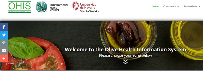 COI e Universidade de Navarra lançam site sobre Azeite e a Saúde